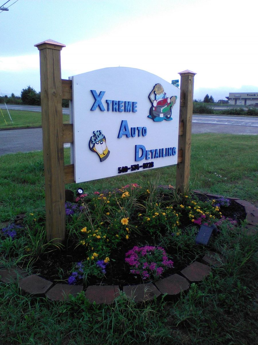 Xtreme Auto Detailing sign on LeRay Circle